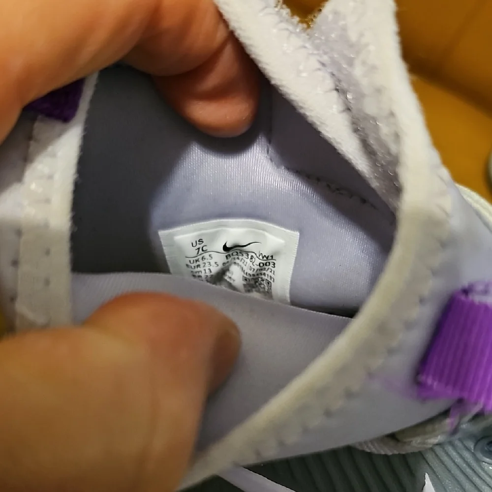 Nike Kids Gray Purple Boots All Condition Waterproof Outerwear Size 7c Boy Girl